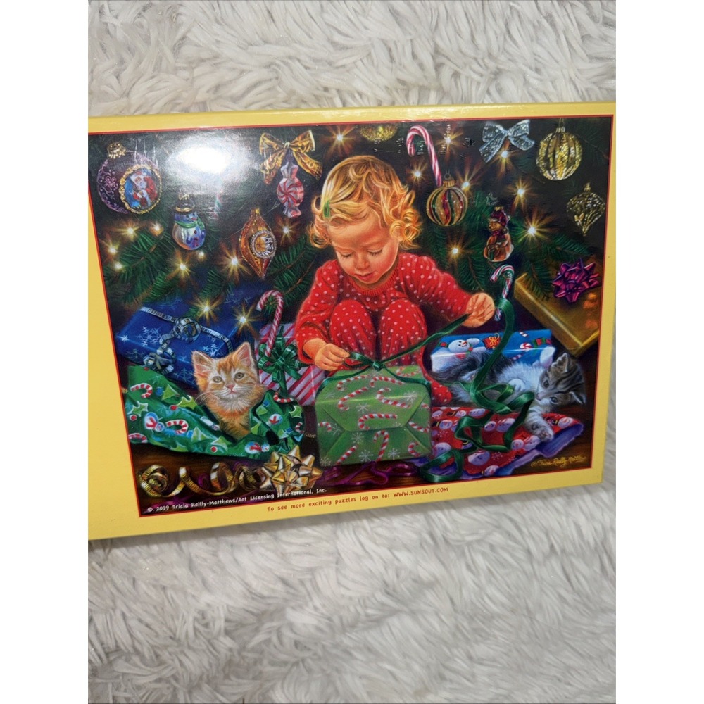 SunsOut Wrapped With Love Christmas Jigsaw Puzzle 300‎ Pc Tricia Reilly-Matthews